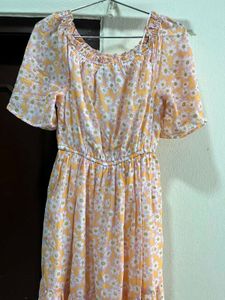 Floral Off-Shoulder Mini Dress