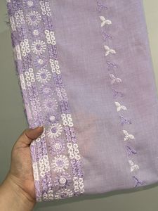 embroidered shawl pure cotton