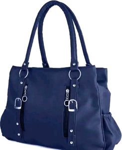 Voguish Stylish Women Handbags Black & Blue Colour