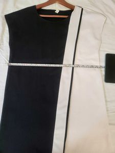 Chic Color Block Mini Dress