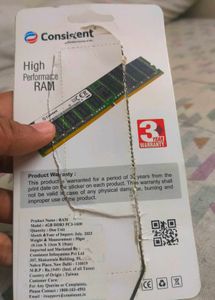 DDR3 4GB RAM WITH WARRANTY