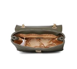 Inc.5 Textured Olive Structured Chain Sling Bag