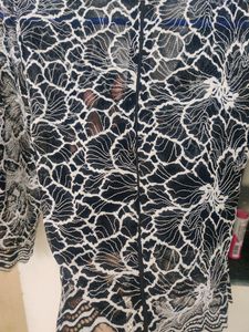 New Black Net Tshirt