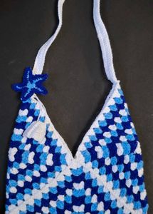 Handmade Crochet beach bag🌊⛱️