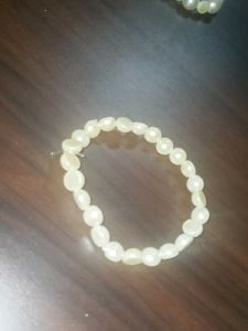 Pearl Beaded Bracelets (Set of 3)