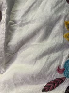 Embroidered White Blouse