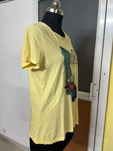Brand New Yellow Graphic Print Tee