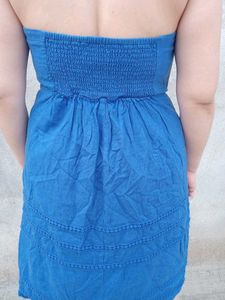 Blue Tube Dress