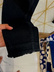 High Waist Black Jeans
