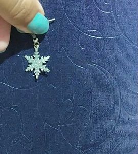 Snowflake Dangle Earrings