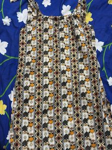 Patterned Sleeveless Top