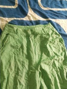 Green Cord Set Tie up Top