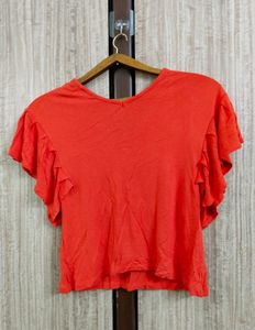 Coral Crop Top (30-32)