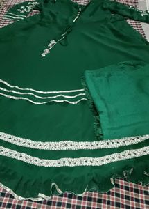 Green Kurta Set