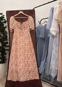 Floral Print Midi Dress