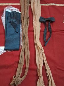 Four party  gloves  n Stocking