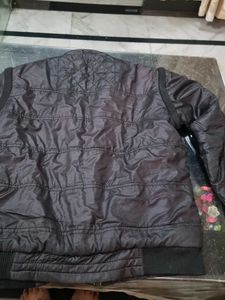Men BLACK Coat With Detachable Arms