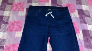 Dark Blue Denim Jeans