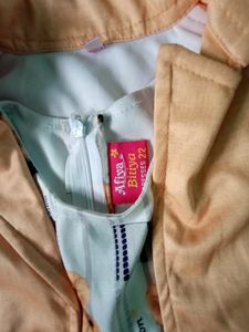 2 To 3 Year Girl Baby Western Gown Dress