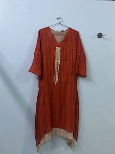 Elegant Rust Coloured Kurta 😍only For 399/-