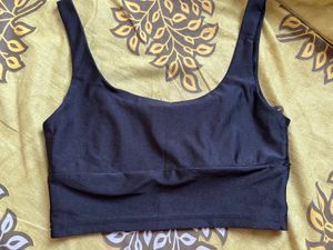 Shein ruched cami black top