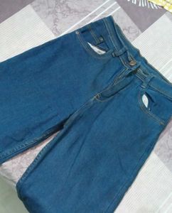 Denim Straight Jeans Navy Blue Colour