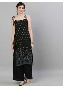 Elegant Black Kurta