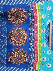 Blue Printed Kurta