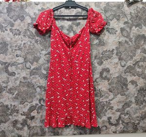 Girly Softcore Red Sundress.
