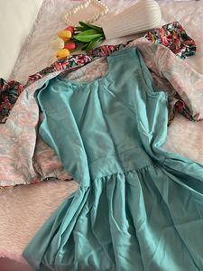 Floral Dress &amp; Shrug Set