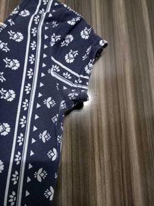 Patterned Casual Dress