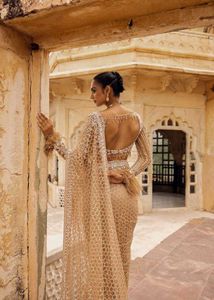 Nude Net Designer Saree