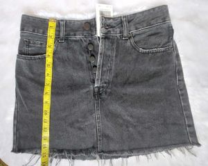 Denim Mini Skirt