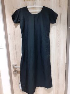 Unused Black &amp; White Rayon Kurti