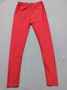 Red Shimmer Leggings (New)