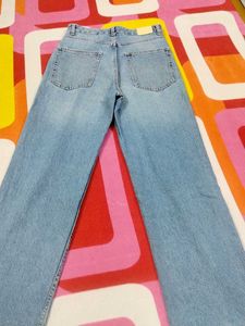 Wide Leg Denim Jeans