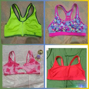Four Assorted Sports Bras