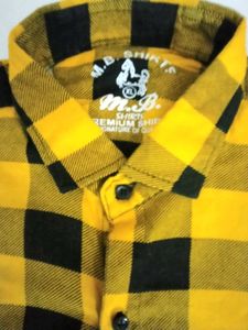 Yellow &amp; Black Checked Shirt🌟