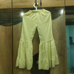 yellow stylish kaftan with sharara pant 🟡💛