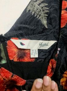 Multi Floral Printed Dress For 32 Bust