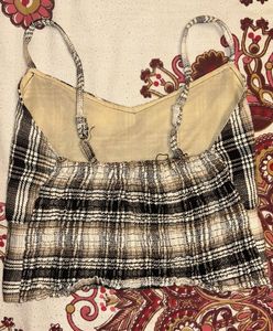 Checkered Crop Top