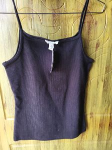 H&amp;M Ribbed Strappy Tank Top/Size-S