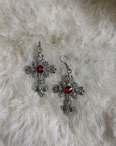 Cross Dangle Earrings