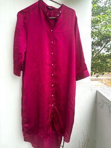 Outryt Hot pink shirt Dress