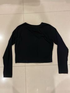 Black Long Sleeve Top