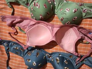 Floral Print Bra Set -pack Of 3