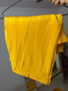 Elegant Mustard Yellow Cotton Suit Set with Dupatt