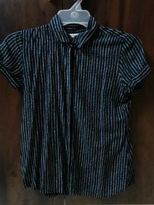 Striped Button-Down Shirt