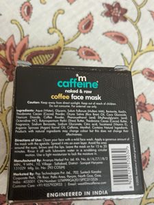 mCaffeine Naked &amp; Raw Coffee Face Mask