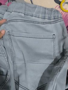 Light Blue Casual Joggers